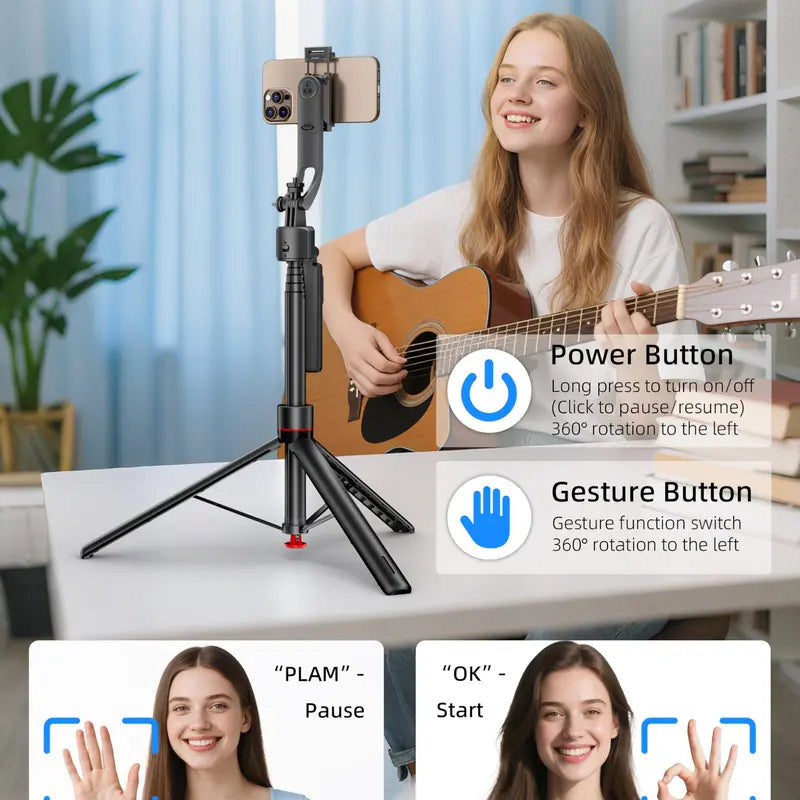 Auto Face Tracking Selfie Stick & Tripod